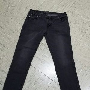 Carbon black skinny jeans
